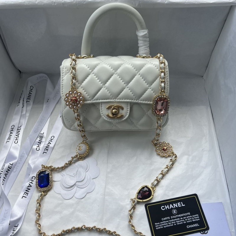 Ch**el top handle bags